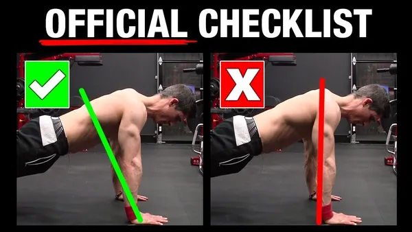 How to do a push-up with perfect form and engage all muscles